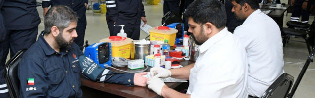 Blood Donation Campaign at Mina Abdullah Refinery