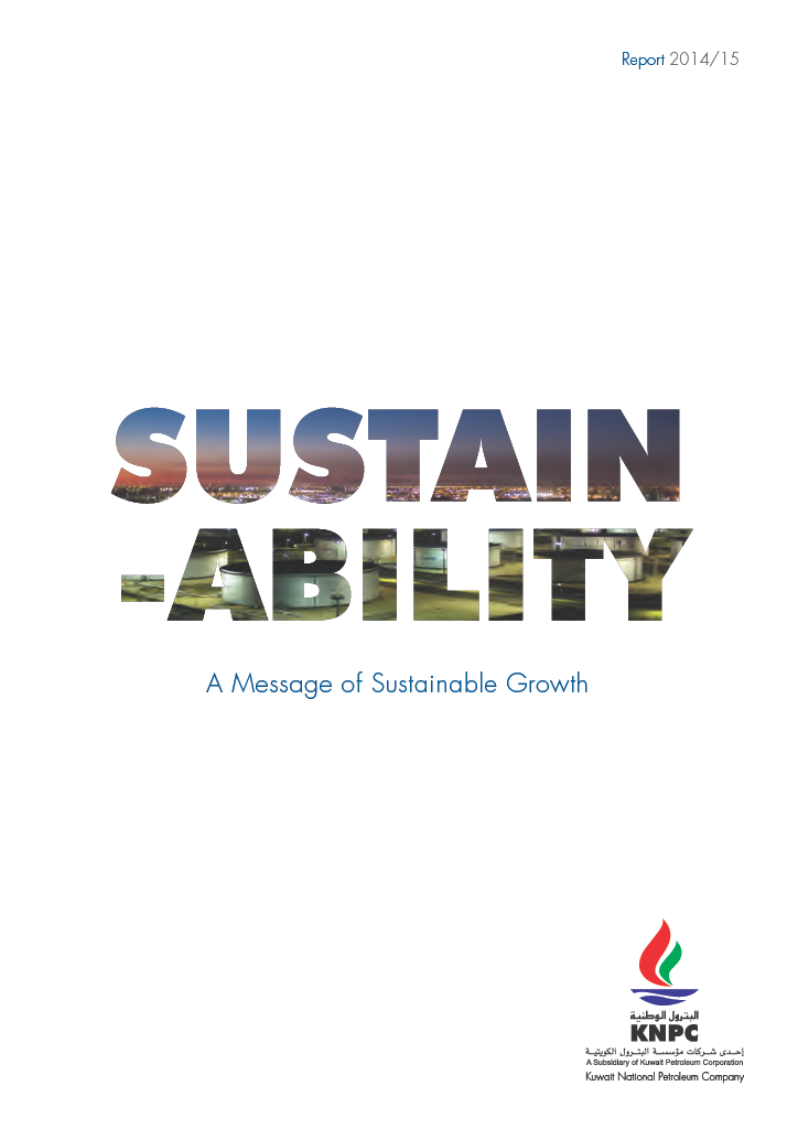 Sustainability report 2014/2015